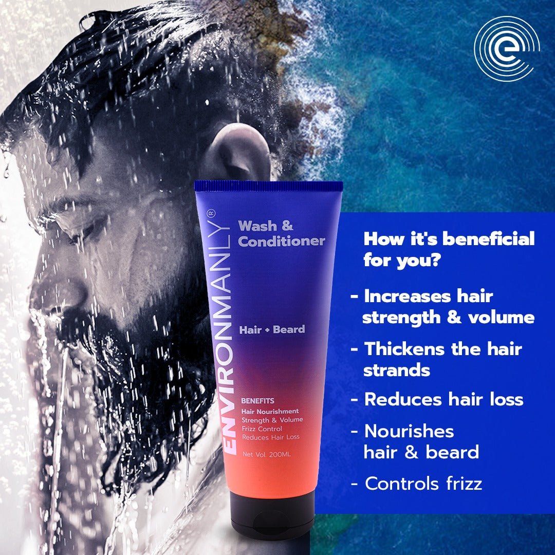Hair & Beard Wash + Conditioner - Environmanly