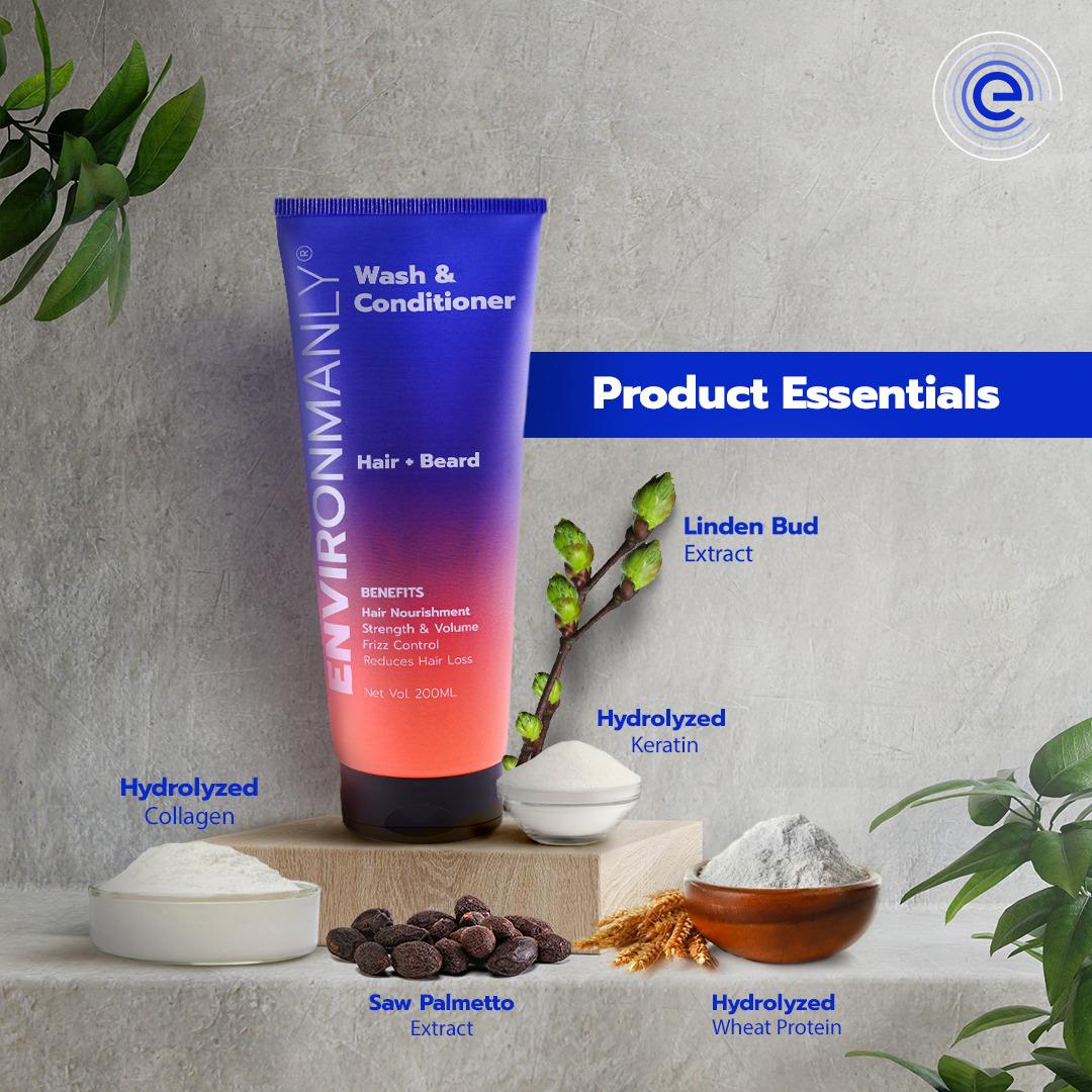 Hair & Beard Wash + Conditioner - Environmanly