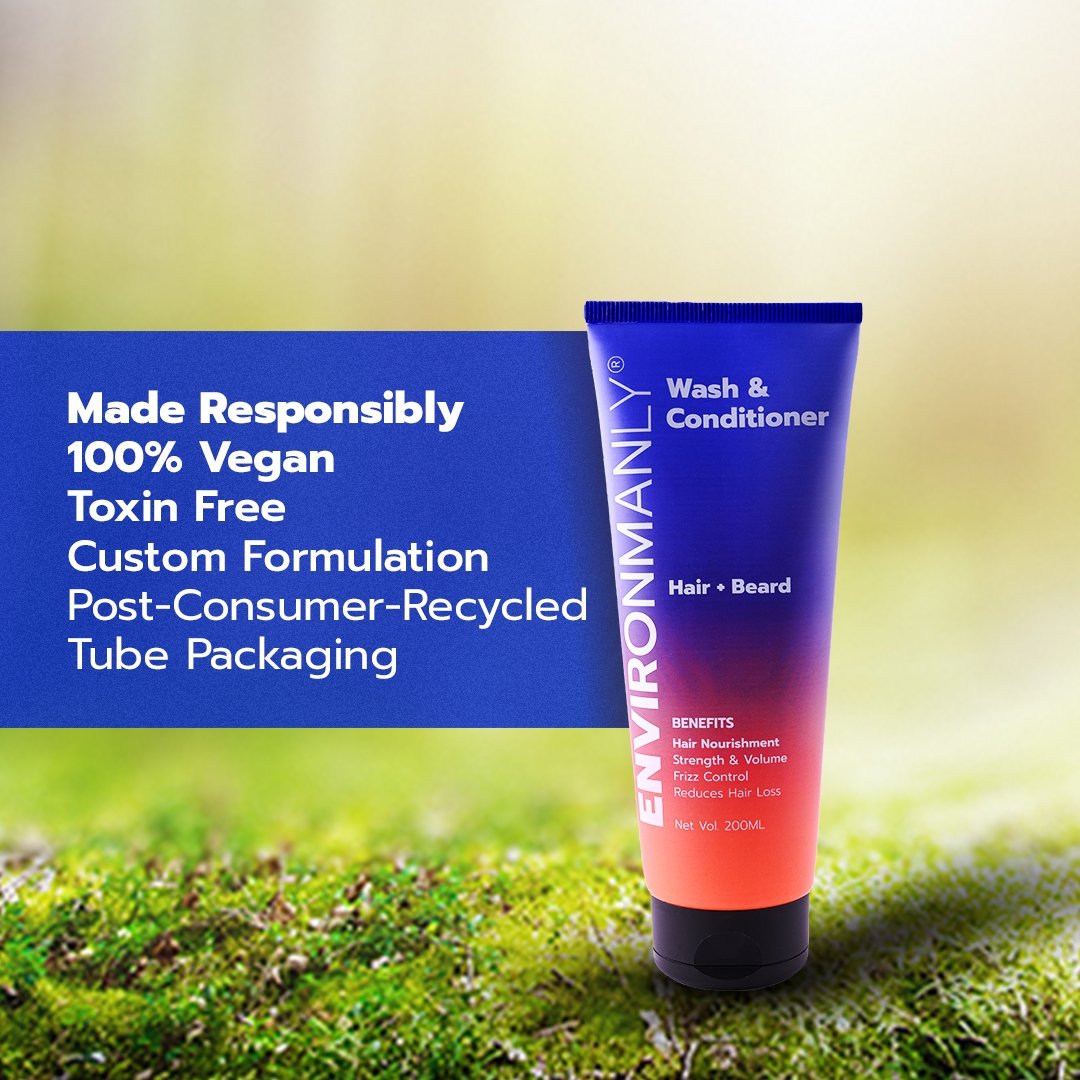 Hair & Beard Wash + Conditioner - Environmanly