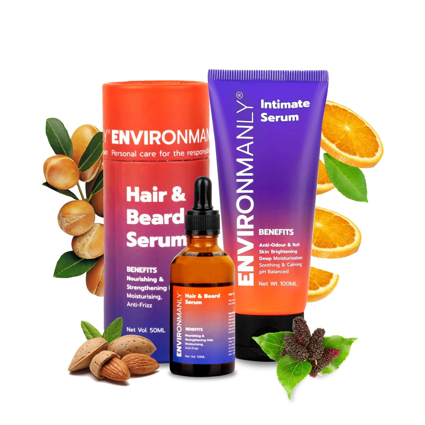 Intimate Serum + Hair & Beard Serum [Superhero Combo] - Environmanly